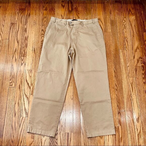 Hiltl NEAL Camel Brown Flat Front Chinos. Size 36. - Picture 2 of 11